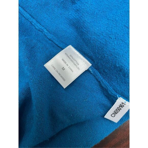 New York & Company Blue Cardigan Size Medium - Picture 4 of 4